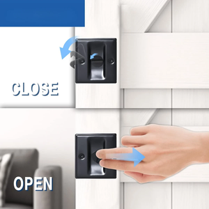 Cerradura de Puerta Oculta con Logotipo Personalizado, Cerradura de Puerta de Acero Inoxidable Cuadrada Negra Mate, <span class=keywords><strong>Mini</strong></span> Cerradura de Embutir para Dormitorio, Hogar y Hotel - Product Image 6