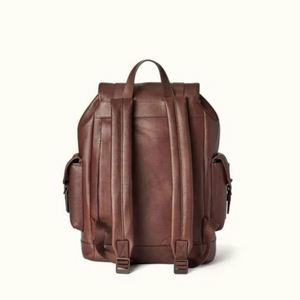 Leather Travel Laptop <b>Backpack</b> for Men Waterproof Vintage <b>Backpack</b> Business Work Knapsack College Commute <b>Backpacks</b> - Product Image 2