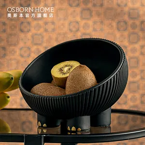OSBORN скандинавский домашний декор роскошные украшения из смолы настольная тарелка для хранения сухофруктов