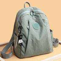 Sac à dos tendance pour femme, sac à dos de marque de créateur en nylon, cartable à double ou simple bandoulière, design convertible