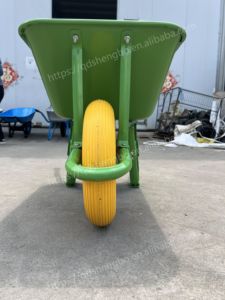 Brouette en métal pour travaux de construction, avec roue en caoutchouc extra profonde Artco, capacité de charge 150 kg, 60 L, pour l'Indonésie - Product Image 5