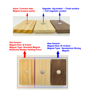 Clip désodorisant pour pare-soleil de <span class=keywords><strong>voiture</strong></span> en métal, électroplaqué et antirouille, pour diffuseur de parfum en <span class=keywords><strong>bois</strong></span> d'acacia/diatomite, parfum longue durée - Product Image 5