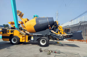 เครื่องผสมคอนกรีตป้อนด้วยตนเอง4ลูกบาศก์เมตรยูโร5 EPA สำหรับโครงการถนน - Product Image 4