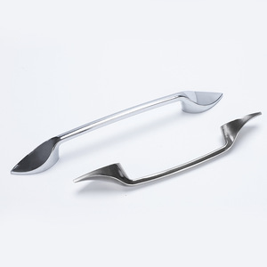H-8612 Cabinet <b>Handle</b> Zinc Alloy Minimalist Style Drawer Wardrobe <b>Door</b> <b>Pull</b> Novelty Shape Durable - Product Image 1