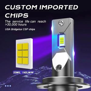 Briolight ไฟหน้า LED 150W 30000 Lumens H4 9005 9006ท่อทองแดงคู่ H7 9005 9006รถยนต์ DT150ไฟหน้ารถ LED H4รถยนต์ - Product Image 4