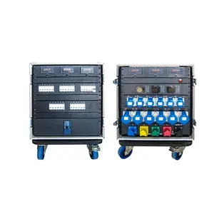 Chinese Fabrikant Elektrische Apparatuur Buiten 30 Kanalen Power Distribution Box Met 400a Camlock Ingang Power Box