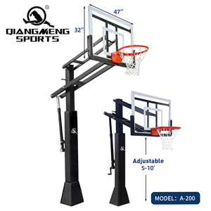 Panier de <span class=keywords><strong>basket</strong></span> encastré réglable en <span class=keywords><strong>hauteur</strong></span> (4,75-10 pieds) de qualité supérieure, personnalisable, fourni par une usine chinoise - Product Image 6