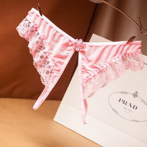 Culottes et sous-vêtements érotiques en dentelle, taille basse, sexy, transparent - Product Image 6