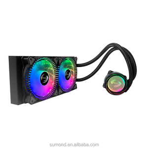 UPSIREN Poseidon Mirror 240 ARGB All-in-One 1.8W Water Cooling Radiator Unlimited Lighting Effects Compatible <b>Computer</b> Case - Product Image 5