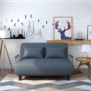 Dual-Use Multifunctional Folding Sofa <strong>Bed</strong> Lazy Lunch <strong>Bed</strong> <strong>Retractable</strong> Single <strong>Mattress</strong> Reclining for Living Room Small School Gym - Product Image 6