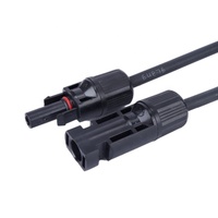 Conector Solar Tipo Y Impermeable WSPVY2 CE IP67 2 a 1 30A 1000V DC Hembra y Macho para Sistema Fotovoltaico