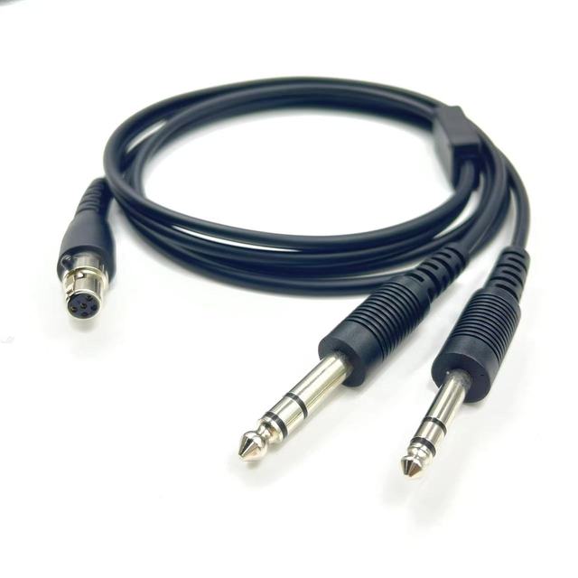 Aviation Headset Replacement Cable XRL Mini 5-Pin Female to PJ055 PJ068