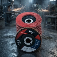 Professionelle Lamellenschleifscheibe 115mm Kompatibel mit den Meisten Winkelschleifern für Werkstatt und Industriegebrauch