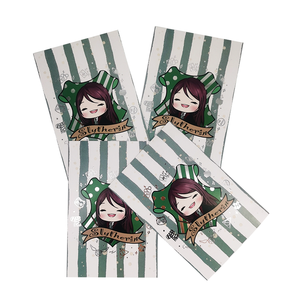 レトロなブランクかわいいプリントロゴ穴あきラブポストカードギフトボックス袖 - Product Image 3