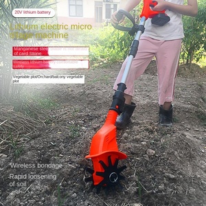 เครื่องพรวนดินไร้สายแบบยืดหดได้ 21V ใช้แบตเตอรี่ลิเธียมไอออน เครื่องพรวนดินขนาดเล็กสำหรับทำสวน - Product Image 3