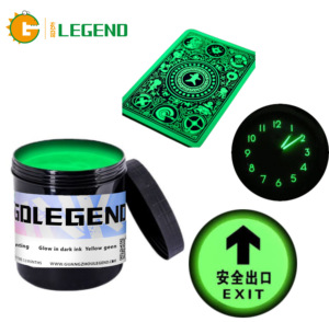 Encre d'impression phosphorescente GDLEGEND pour écran lumineux nocturne, encre luminescente pour signalisation de sortie, cadran de montre, plastique, métal, papier, <span class=keywords><strong>tissu</strong></span> - Product Image 3