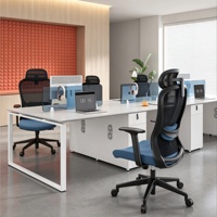 Chaise de bureau ergonomique avec tissu en maille hautement élastique, appui-tête et soutien lombaire réglables, idéale pour les études et les bureaux