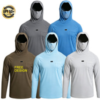 Camisa de Pesca Deportiva de Secado Rápido, Talla Grande, Antibacteriana, con Protección UV UPF50, Camuflaje, Alta Elasticidad