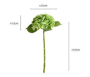 Hortensias Haute Qualité Artificielle Real Touch Latex <span class=keywords><strong>Hortensia</strong></span> Grande Tête Vert Blanc <span class=keywords><strong>Hortensia</strong></span> Fleur pour la Décoration de Mariage - Product Image 4