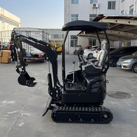 Mini-excavatrice à chenilles diesel de 1,6 tonne avec moteur Euro 5, livraison gratuite, mini-excavatrice agricole de petite taille à vendre