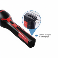 Lampe torche LED rechargeable avec indice d'étanchéité IP68, piles AA, charge USB, portée du faisceau de 100 m pour le camping