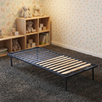 Sommier réglable à structure équilibrée Queen avec lattes en bois séparées, base de lit ventilée pour prolonger la durée de vie du matelas