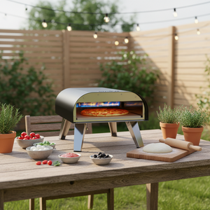 Nuevo Horno de Pizza a <span class=keywords><strong>Gas</strong></span> <span class=keywords><strong>para</strong></span> Exteriores de 12 Pulgadas, Estufa de Pizza a <span class=keywords><strong>Gas</strong></span>, Horno Tostador y de Pizza <span class=keywords><strong>para</strong></span> el Hogar y <span class=keywords><strong>para</strong></span> Acampar - Product Image 1