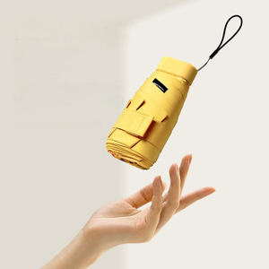 Ombrello Portatile Personalizzabile a 6 Stecche con Porta Carte, Manuale e Doppio Uso, Resistente ai Raggi UV per Viaggi Adulti - Product Image 4