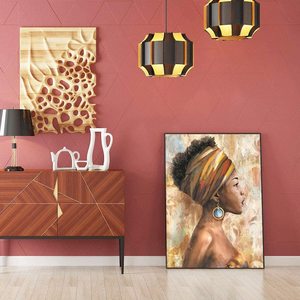 Kits de Pintura por Números <span class=keywords><strong>para</strong></span> Niños Principiantes y Adultos, Cuadros sobre Lienzo, Mujer Africana, Pintura Acrílica, Paisaje, Pintura al Óleo Pintada a Mano - Product Image 2
