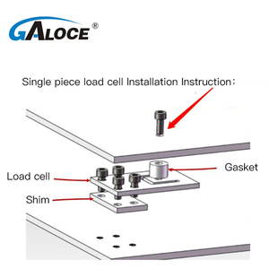 GPB200 cella di carico piatto sensore peso sottile per letto medicale e distributore automatico 75kg 150kg - Product Image 6