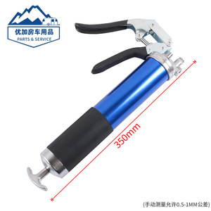Pistola de Engrase Manual de 7000 Psi, de Aleación de Aluminio Azul, de Alta Presión, con Accesorios y Tubo - Product Image 2