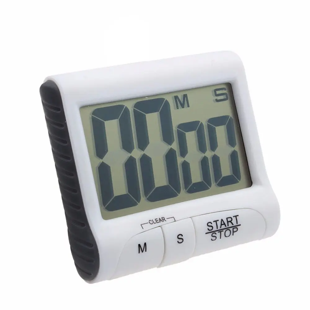 Digital Kitchen Timer Magnetic Countdown Up Cooking Timer Clock with Magnet Back and Clip