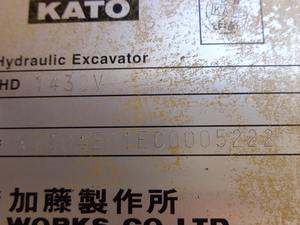 KATO WORKS Modelo HD1430V #5222 Empresas de excavadoras japonesas Maquinaria industrial usada - Product Image 6