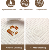Tapis moderne en polyester, soie de diatomée naturelle, cartographie des bosses, salon minimaliste, table basse, grande surface, toucher doux, tapis de sol