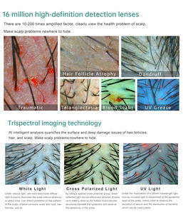 2025 La <span class=keywords><strong>plus</strong></span> récente machine d'analyse des cheveux et du cuir chevelu à triple spectre DS-3 AI Trichoscope peut être utilisée dans les salons de beauté - Product Image 5