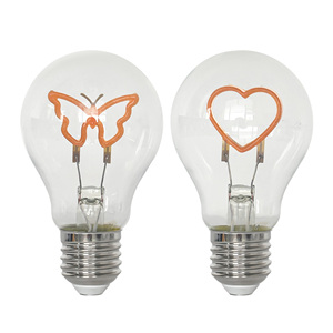 120V 2 Wát E27 cơ sở <span class=keywords><strong>Led</strong></span> sợi A60 hình dạng trang trí bóng đèn với cao 2200K Nhiệt độ màu CRI 80 15000 Giờ Tuổi thọ - Product Image 6