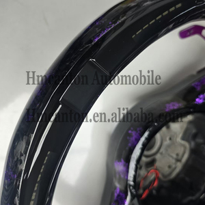 Volant de direction en fibre de carbone forgée et suède le plus populaire avec LED pour VW Golf 7 GTI - Product Image 5