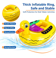 Bateau tamponneur gonflable électrique pour enfants, bateau tamponneur aquatique pour enfants pour équipement de divertissement aquatique de parc d'attractions