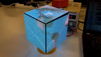 Angle de vision de 360 degrés extérieur étanche publicité magique Led Cubes écran d'affichage LED vidéo Cube