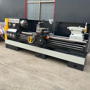 Cao ổn định cấu trúc nhiệm vụ nặng nề Khoảng cách giường chuyển hướng dẫn sử dụng drehmaschinel torno Para kim loại máy tiện - Product Image 1