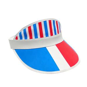 Casquette pare-soleil drapeau allemand <span class=keywords><strong>Coupe</strong></span> <span class=keywords><strong>du</strong></span> <span class=keywords><strong>monde</strong></span> de football Casquette ouverte personnalisée avec drapeau national Casquette à large bord unisexe Hiver Protection UV en PVC - Product Image 4