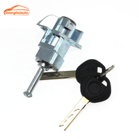 Nouveau cylindre de serrure de porte avant gauche Loongtsiauto avec clé en plastique 51217019975 pour Série 3 E46