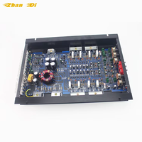 Audio de voiture Haute puissance AB 4 canaux Amplificateur 5800W Puissance Sortie Audio Modification Amplificateur de voiture à quatre canaux