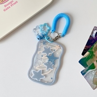 Buntes Acryl-Sternkartenetui für Studentenausweise – Sternförmiger kleiner Kartenhalter für den Neujahrs- und Alltagsgebrauch