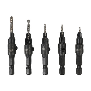 Dr. Giant Countersink <b>Drill</b> <b>Bit</b> Set 5Pc Hex Shank 6mm For Nonferrous Metals - Product Image 1