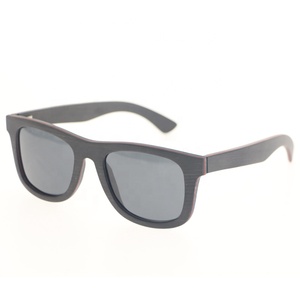 ไม่มี MOQ โลโก้ที่กำหนดเองตรา UV400โพลาไรซ์สเก็ตบอร์ดไม้แว่นกันแดด - Product Image 1