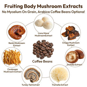 QINSHANTANG OEM Mélange de 25 champignons fonctionnels en 1, <span class=keywords><strong>café</strong></span> Arabica aromatisé à la <span class=keywords><strong>vanille</strong></span> pour la perte de poids en grandes quantités - Product Image 3