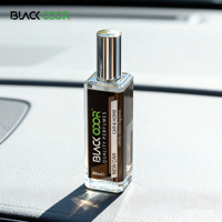 Désodorisant de voiture en verre de luxe BLACK ODOR, parfum d'ambiance, désodorisant à évaporation naturelle, parfum longue durée, aucune électricité requise