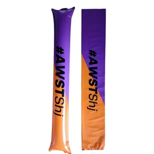 Venta al por mayor directo de fábrica <span class=keywords><strong>Bam</strong></span> Cheering Sticks Thunder Sticks Clappers Cheering Inflable Football Stick - Product Image 2