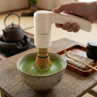 Nouveauté : Fouet à matcha électrique portable rechargeable personnalisé, adapté à tous les types de fouets en bambou Chasen